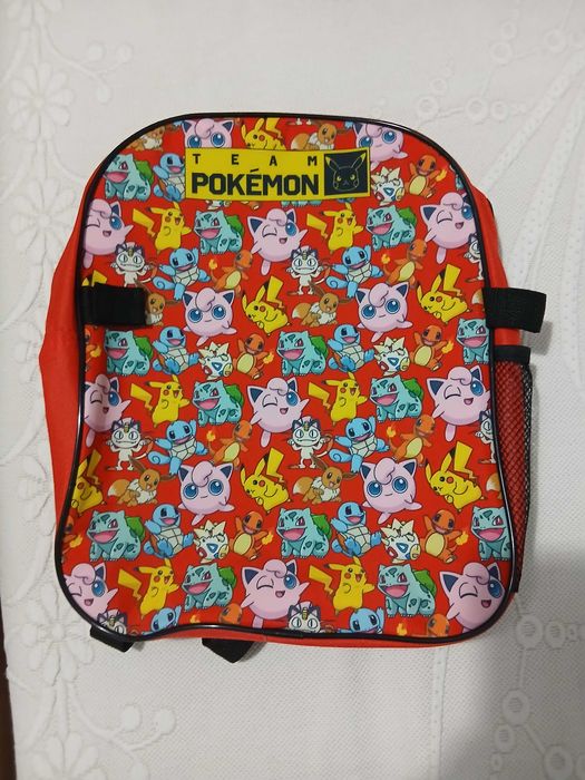 Mochila Escolar Marca Pokémon Nova