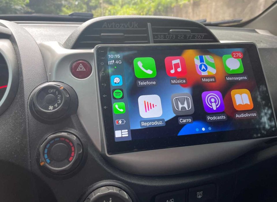 Магнитола JAZZ FIT Honda STREAM Джаз GPS USB 2 дин CarPlay Android 15