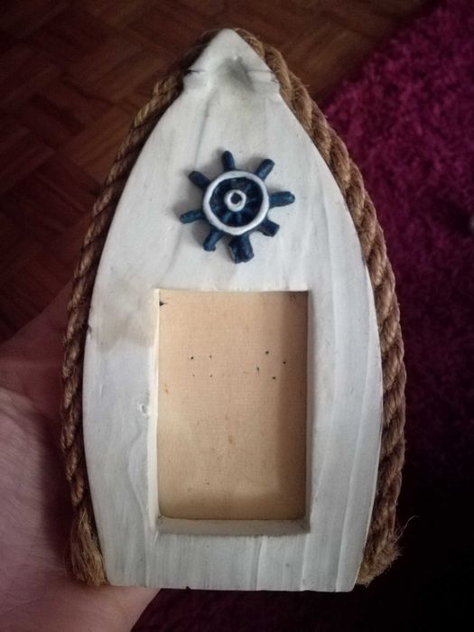 Mini boat picture frame