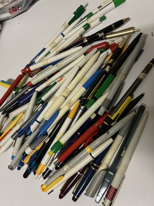 Canetas antigas (amostras de brindes)