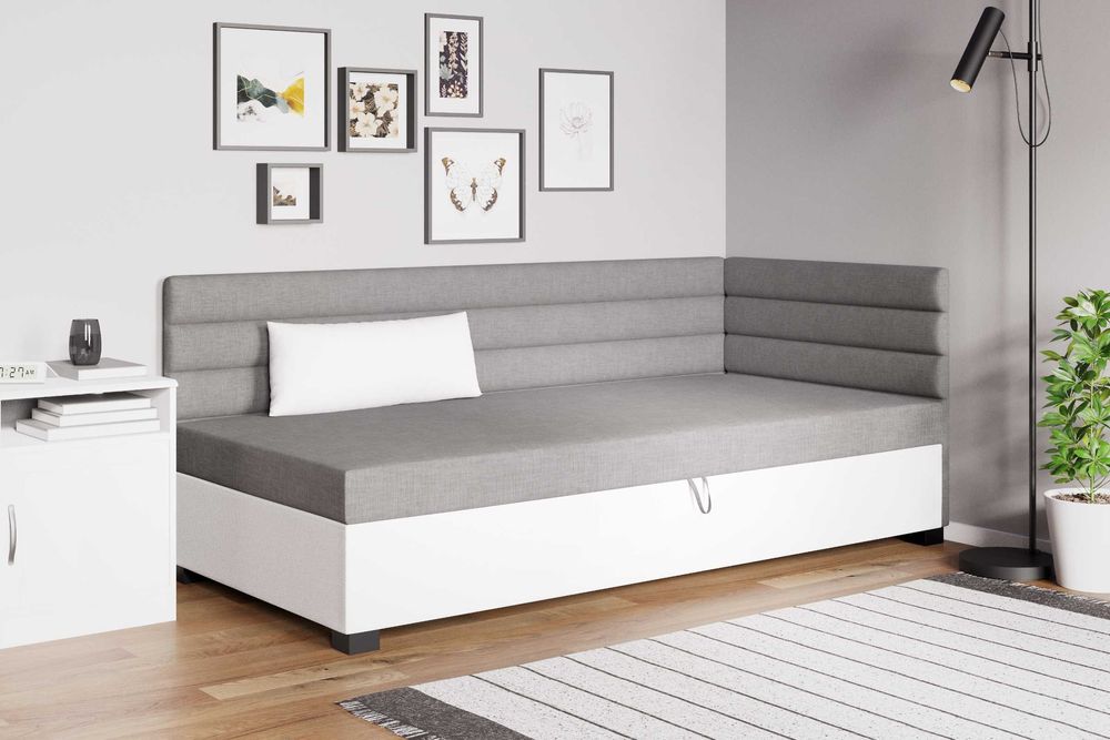 Łóżko młodzieżowe Sofa Wersalka pojemnik na pościel materac w cenie!