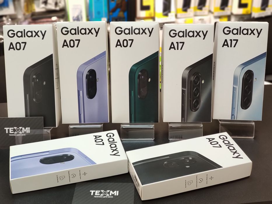 Нові МАГАЗИН! Samsung Galaxy A17/А07 4/128Gb Black,Green, Light Blue
