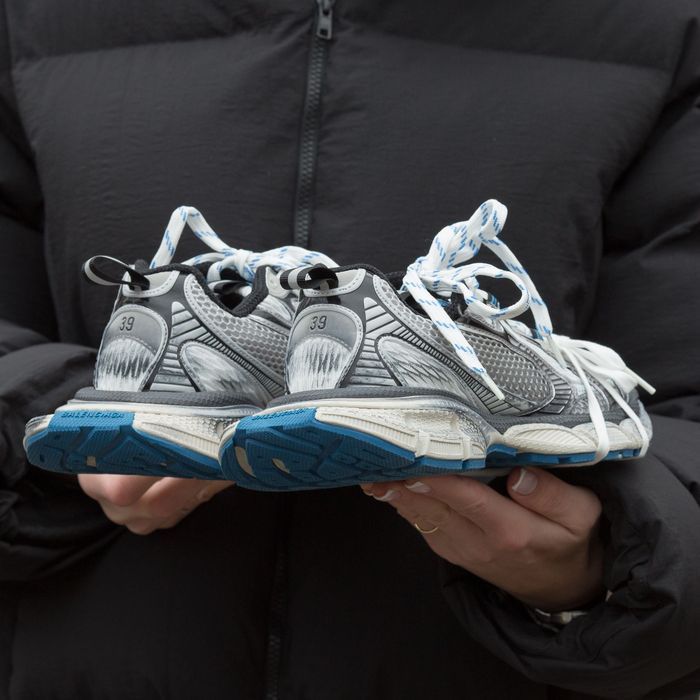ЕКСКЛЮЗИВ! Balenciaga 3XL Silver White Blue 36 37 38 39 40 баленсіага 3хл сірі білі блакитні