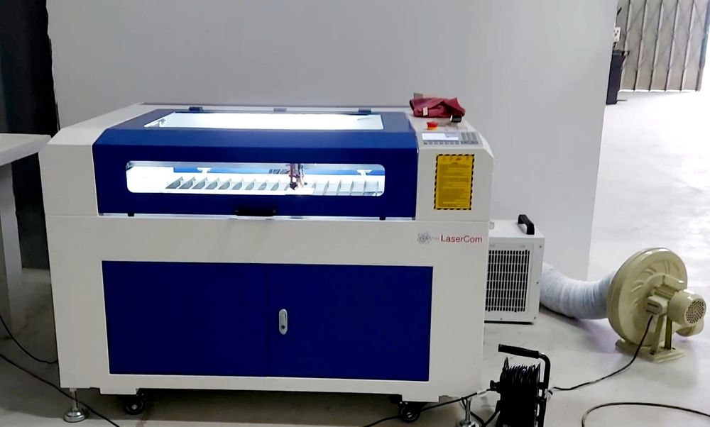 Máquinas Laser CO2 100w 900x600mm corte/gravação Garantia