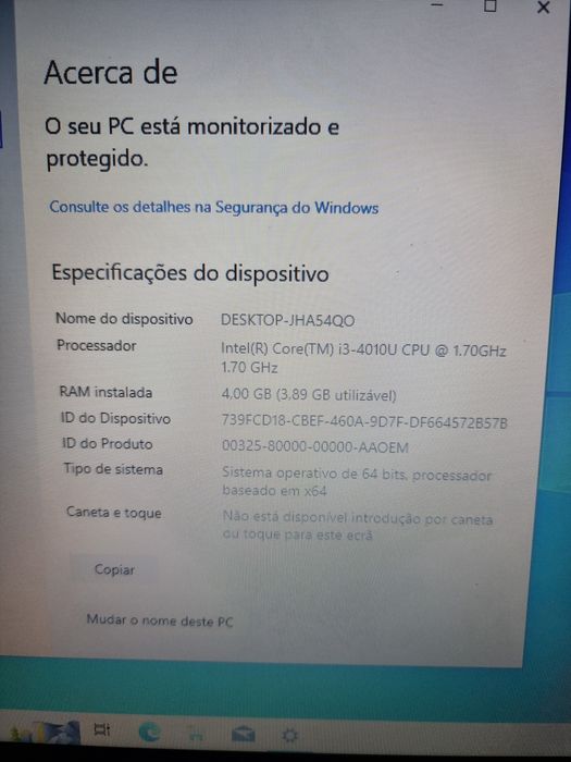 Computador Portátil ASUS Intel Core i3 Dual Core 4GB RAM SSD 240GB