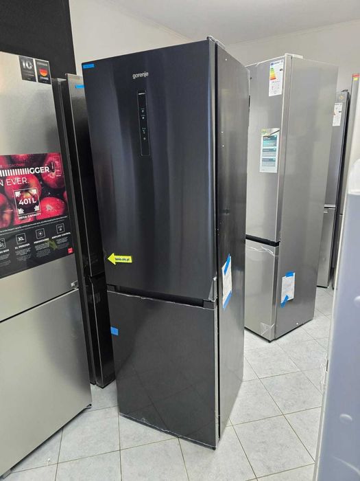 OUTLET nowa Lodówka Gorenje NRK619EABXL4 185 cm Czarna gwar 2 lata C6