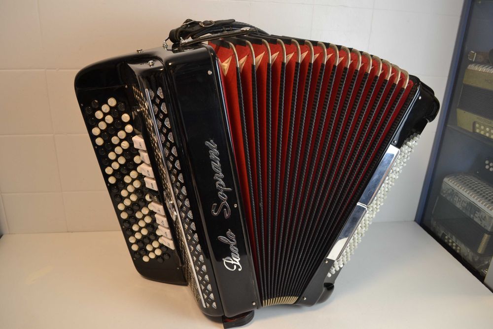 Acordeao Paolo Soprani 4 Voz 120 Baixos, N . 363