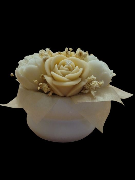 Bukiety świec sojowych