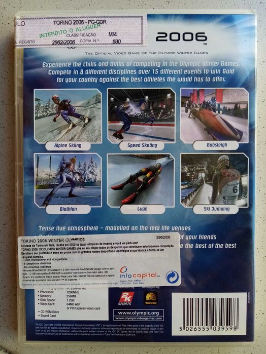Jogo PC - Torino 2006 (contém 2 discos)
