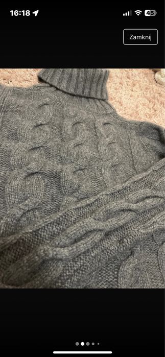 Kaszmirowy golf Windsor