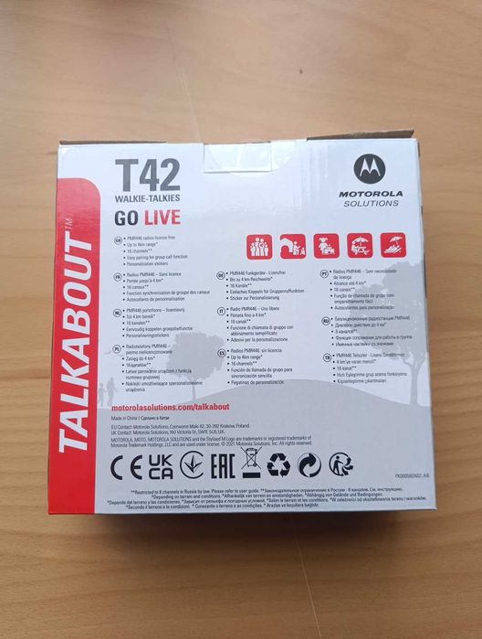 Motorola T42 Walkie-Talkie for Sale64585754955649121