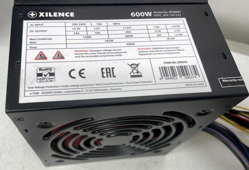 Блок питания Xilence 600W (XP600R7) для компьютера
