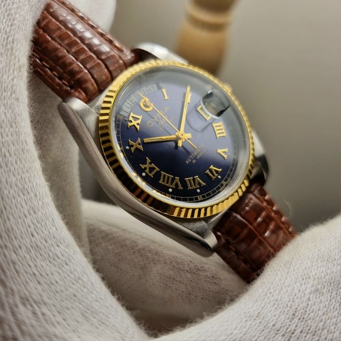 Zegarek Męski Cyma President Day Date  lata 1990 ! 36 mm styl rolex !