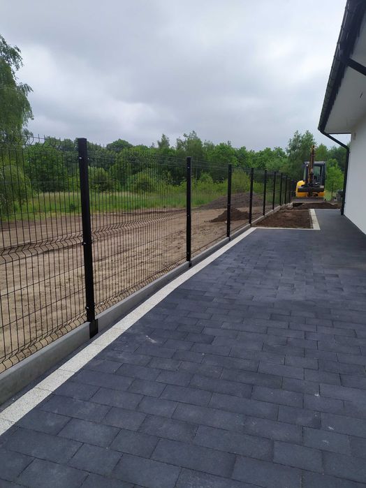 PROMOCJA ogrodzenie panelowe 3 d słupek 60x40 montaż transport GRATIS