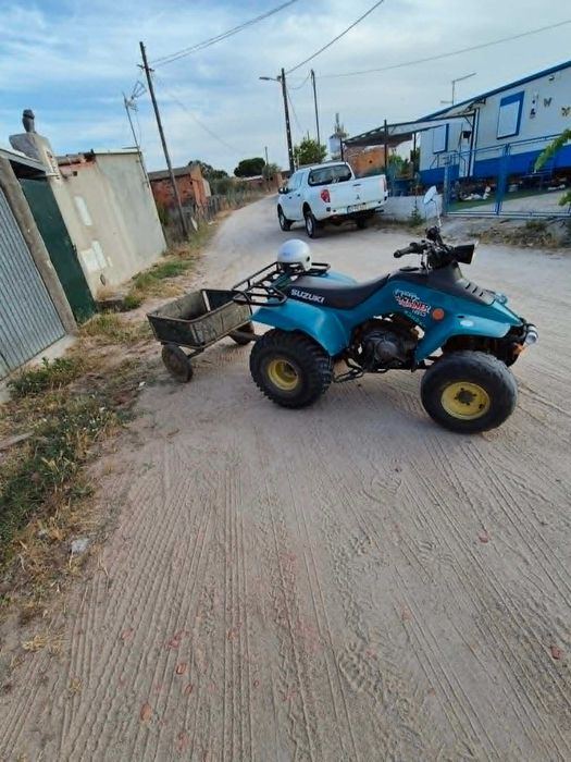Moto 4 Suzuki LT 160 com matrícula + reboque