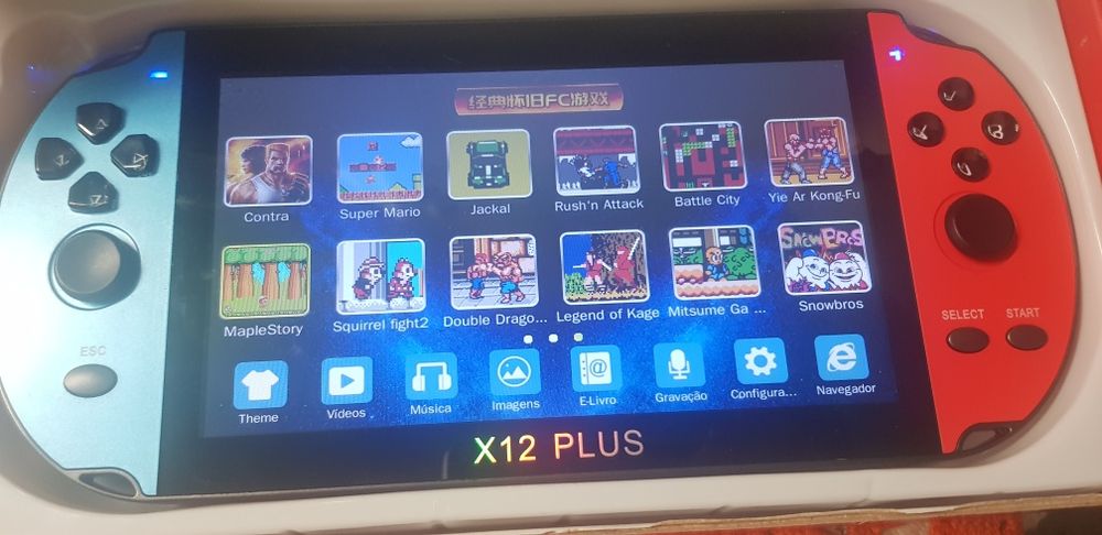 Consola Portátil X12 Plus # Tela Grande #