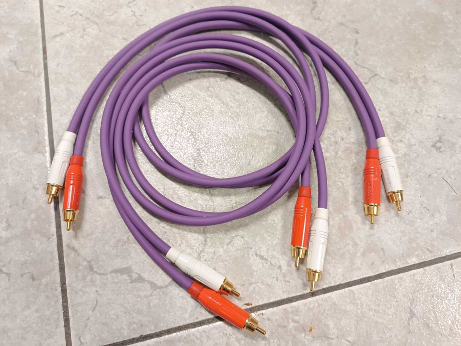 MELODIKA Kabel RCA phono Coax Cinch CZINCZ OFC Interkonekt rca 4x 0,5m