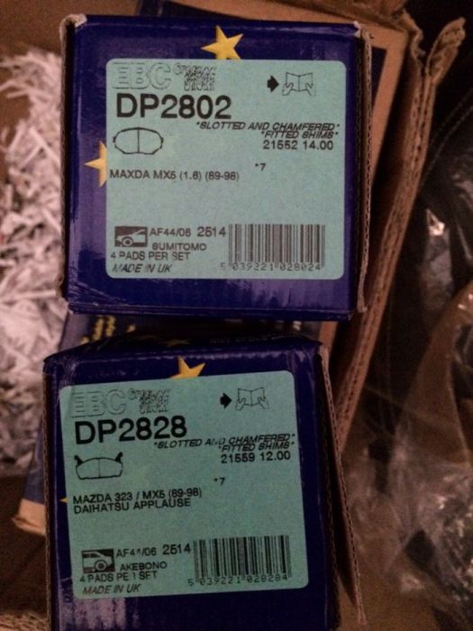 Discos e pastilhas para Mazda MX5