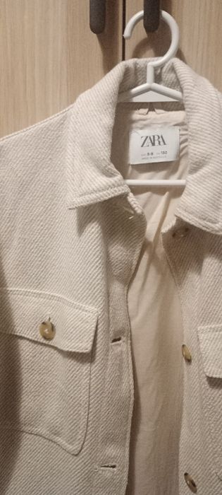 Kurtka Zara płaszczyk wiosenny 128 130cm