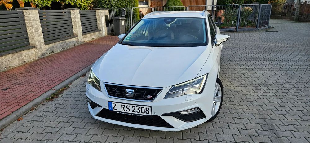 Seat Leon FR-Automat-Kamera-Radar-Biała perła-Nawigacja-Full LED-Oryginał lakier
