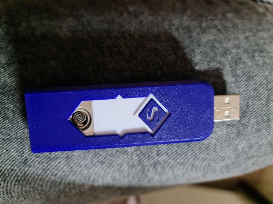 Спіральна електро USB запальничка