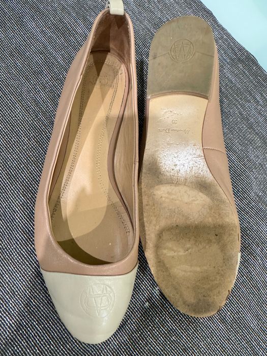 Шкіряні балетки Massimo Dutti