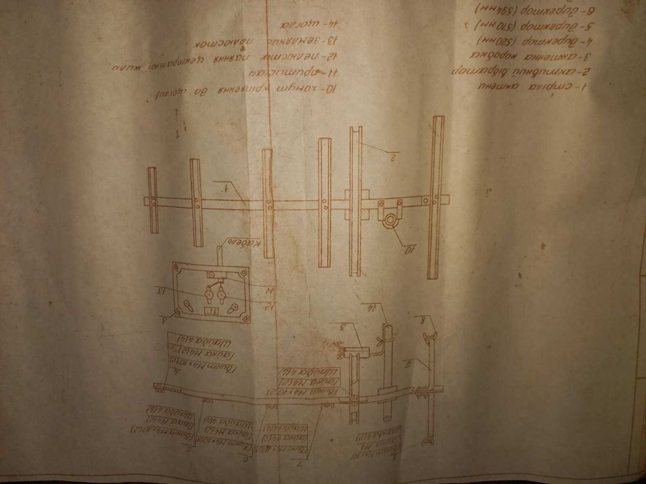 антенна телевизионная наружная с кабелем