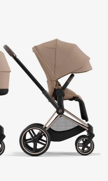 Cybex priam 4.0 прогулка+шассі rose gold