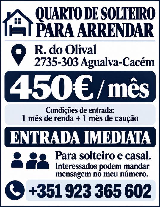Quarto no cacém