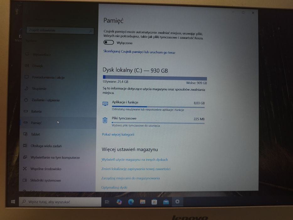 Laptop Lenovo - używany