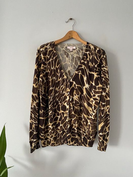 Sweter luksusowy Laurel premium wełna jedwab kaszmir rozm. 44/XXL Mob wife aesthetic bold luxury