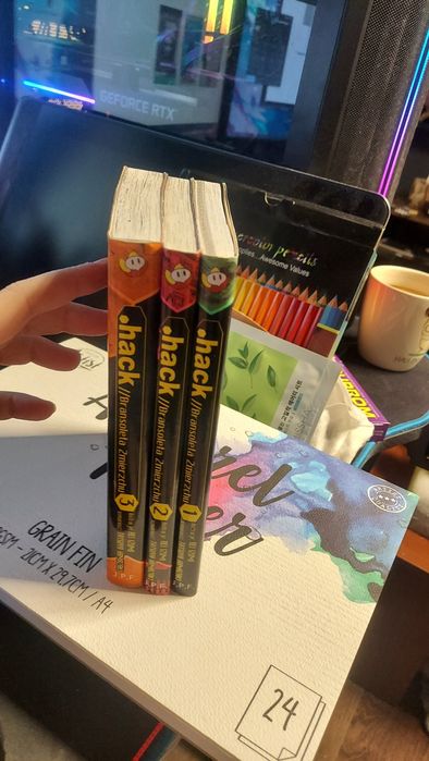 Hack manga tomy 1-3