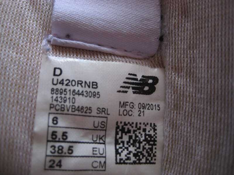 Кроссовки New Balance 420 оригинал 38 размер по стельке 25,5 см .Кожа