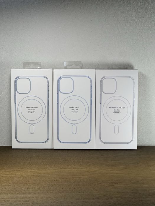 Чехол Clear Case MagSafe Айфон 15 15 Про 15 Pro Max