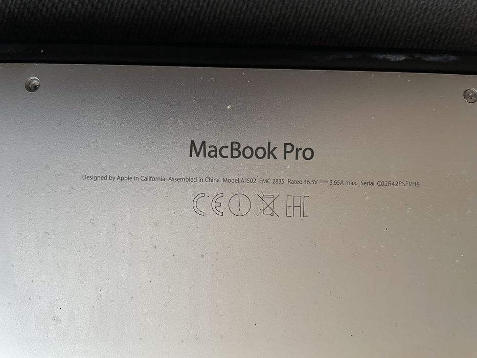 Apple Macbook Pro 13” A1502