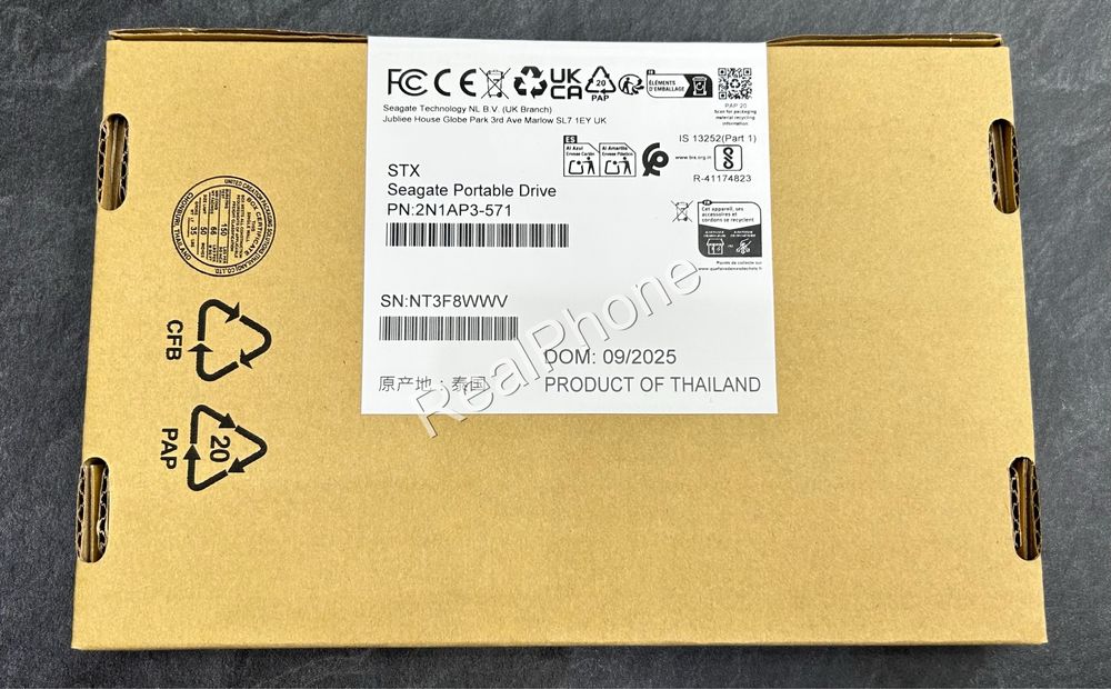 Жорсткий диск Seagate Portable Drive 4TB