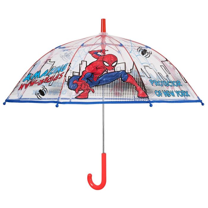 Parasol dziecięcy SPIDERMAN, transparentny 45/8 Perletti