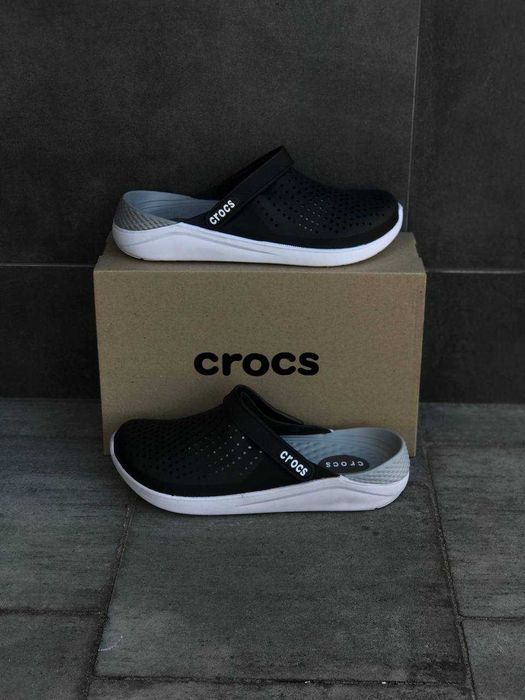 Шлепанцы Crocs мужские кроксы мужские, крокс чоловічі тапочки домашние