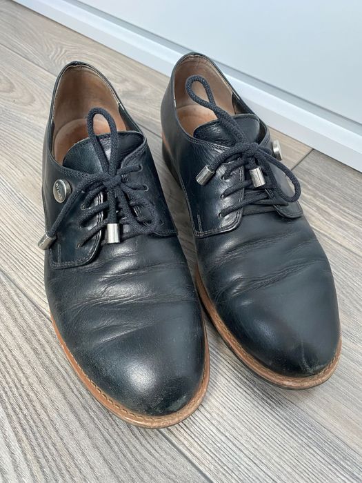 Czarne buty oksfordy Ryłko