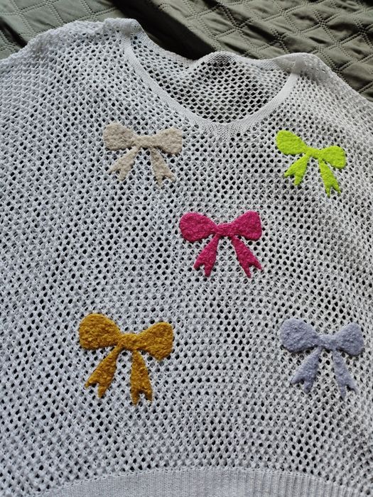 Nowa bluzka siatka oversize