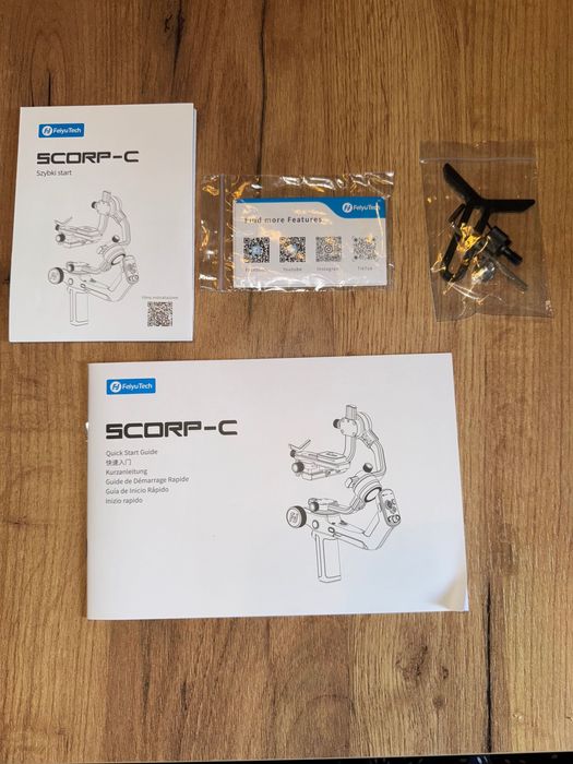 Gimbal ręczny FEIYUTECH Scorp-C do VDSLR Czarny