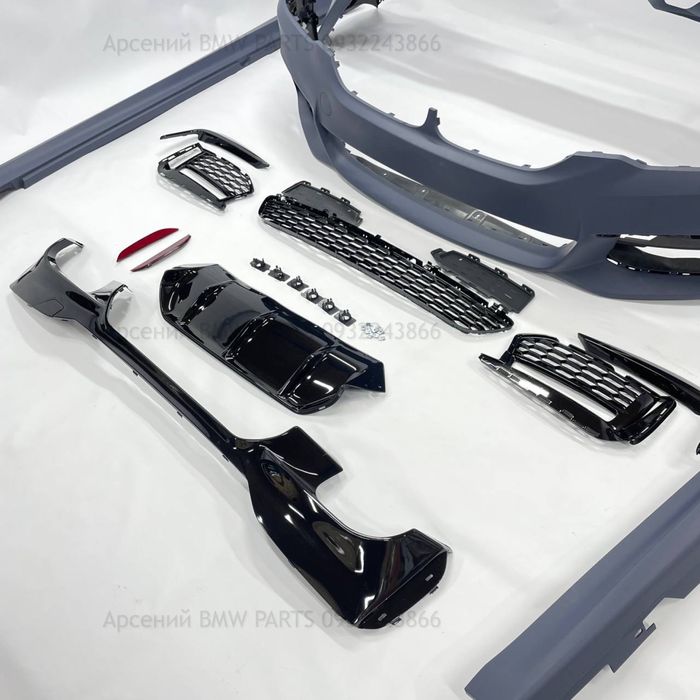 Обвіс обвес bmw g30 г30 m packet м пакет губа юбка mtech бампер бмв
