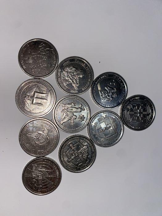 продаж колекції монет 10 штук