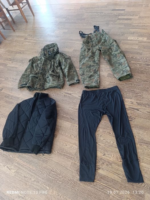 Komplet zimowy moro wojskowe gore tex L