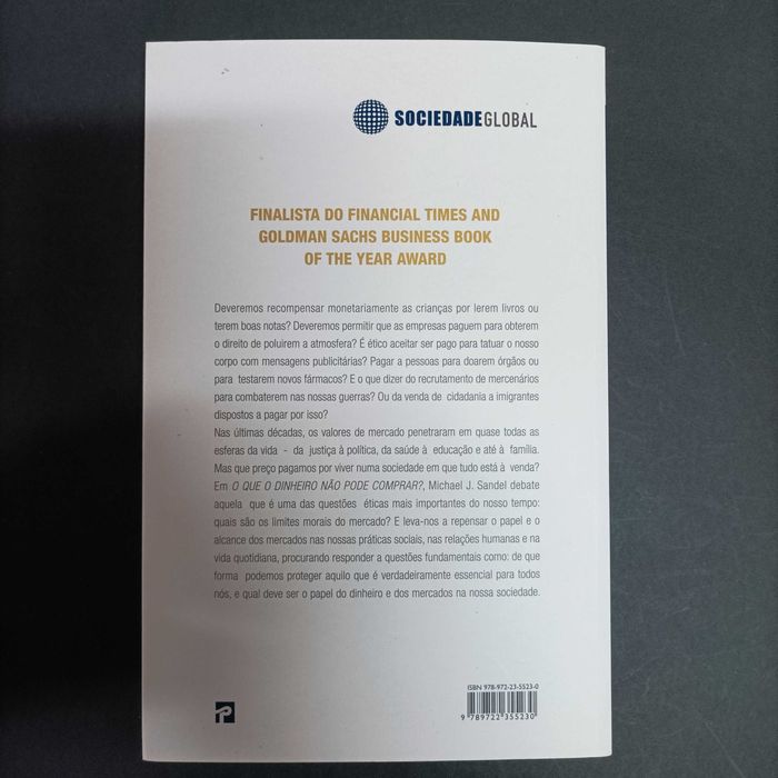 O que o Dinheiro Não Pode Comprar  Michael J. Sandel
