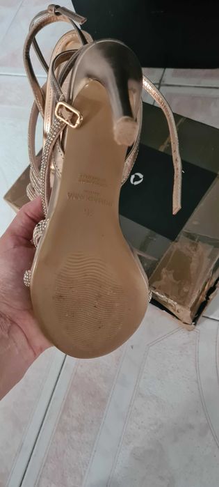 Sandalias rose gold