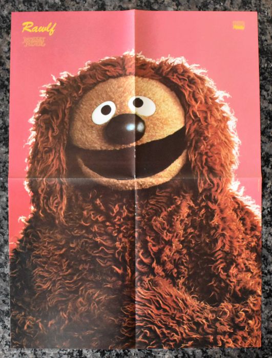 Poster Vitange - "Muppet Movie" 1979 - Rowlf / Yamaha XJ650
