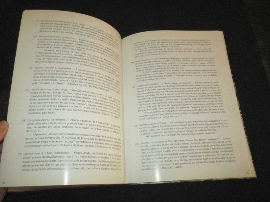 Livro Álbum Florístico da Madeira Rui Vieira 1974