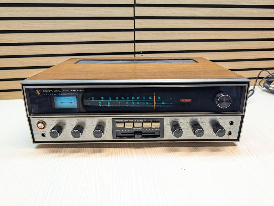 KENWOOD KR-4140 #Amplituner Stereo #Vintage 1970r #MONO #Pre-OUT #Drewno #Made in Japan !