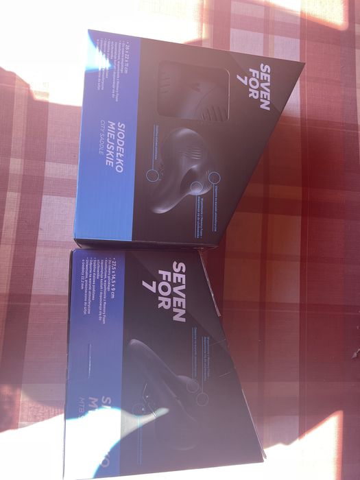 Siodełka rowerowe nowe